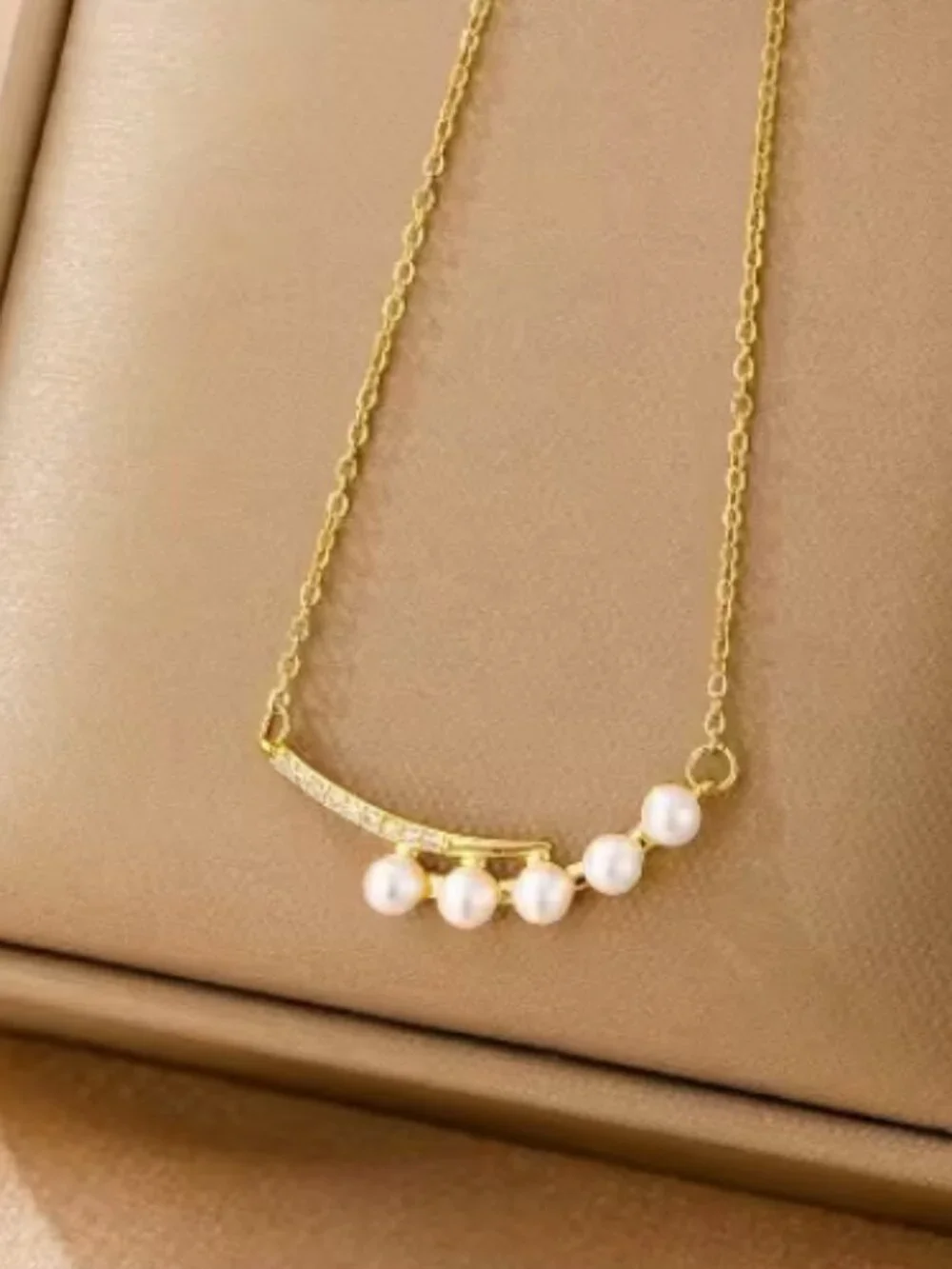 14K Gold Womens 1ct Diamond Natural Pearl Necklace Ladies New 14K Silver Jewelry